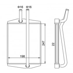 FŰTÉS FIESTA 95- 1011670