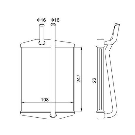 FŰTÉS FIESTA 95- 1011670