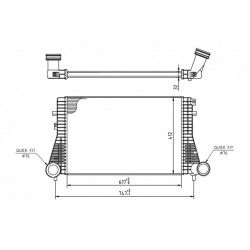 GOLF V 1.9TDI INTERCOOLER 03- 1K0.145.803