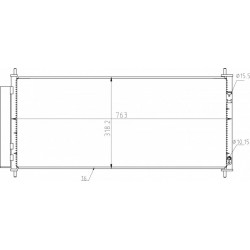 JAZZ LÉGKONDICIONÁLÓ HŰTŐ 08- 80100-SZT-G01