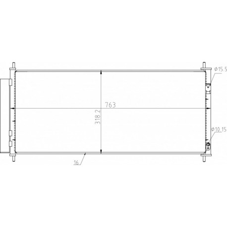 JAZZ LÉGKONDICIONÁLÓ HŰTŐ 08- 80100-SZT-G01
