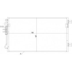 LÉGKONDICIONÁLÓ RADIÁTOR VOYAGER III2.8CRD 04 5142490AA