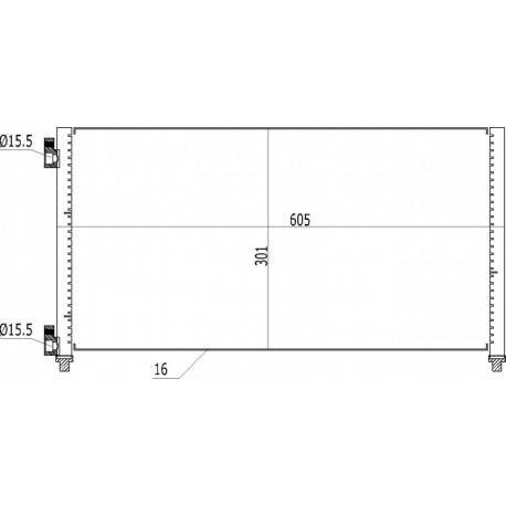 LÉGKONDICIONÁLÓ RADIÁTOR DOBLO 1.9JTD 01-05 46821270