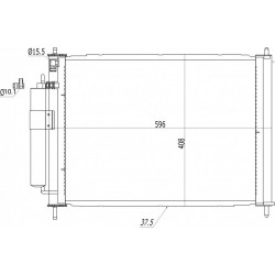 NISSAN MICRA KOMBINÁLT RADIÁTOR 03- 21400-AX600