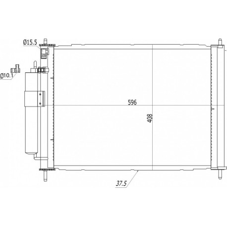 NISSAN MICRA KOMBINÁLT RADIÁTOR 03- 21400-AX600