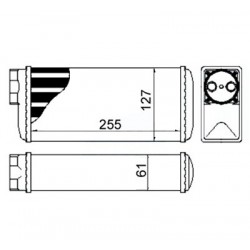 FŰTÉS FELICIA 1.9D 96-00 097916027H