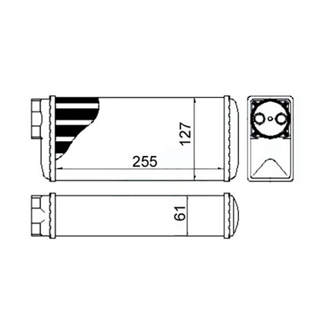 FŰTÉS FELICIA 1.9D 96-00 097916027H