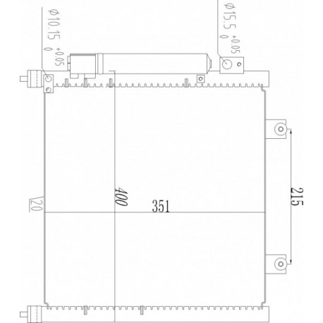 AGILA LÉGKONDICIONÁLÓ RADIÁTOR 00- 4700165
