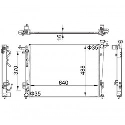 HYUNDAI IX35 2.0I 16V HŰTŐ 09- 25310-2S550