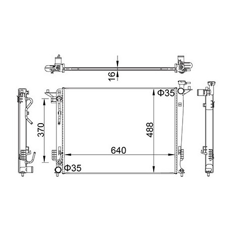 HYUNDAI IX35 2.0I 16V HŰTŐ 09- 25310-2S550