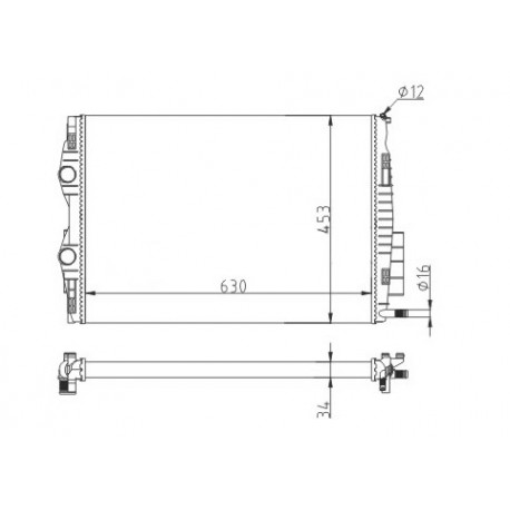 HŰTŐSZEKRÉNY MEGANE 2.0DCI 05- 8200325007