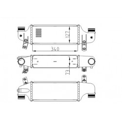 INTERCOOLER FOCUS 1.8TD 98-02 1079310