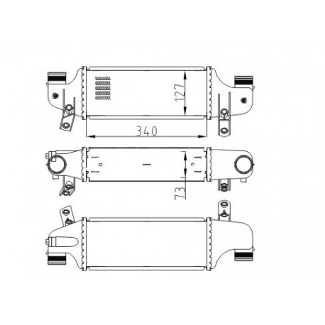 INTERCOOLER FOCUS 1.8TD 98-02 1079310