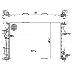 RADIÁTOR DB Q30 15- 214105DD0A