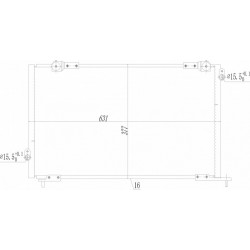 LÉGKONDICIONÁLÓ RADIÁTOR ACCORD 98- 80110-S1A-602