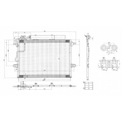 KLÍMA RADIÁTOR DB 211 E200 02- 2115000154