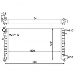 HŰTŐ PEUGEOT 106 1.4 93- 1301.F4
