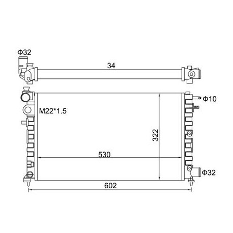 HŰTŐ PEUGEOT 106 1.4 93- 1301.F4