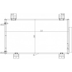 LÉGKONDICIONÁLÓ RADIÁTOR ACCORD VIII 08- 80100-TL0-G01