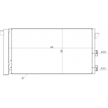 LÉGKONDICIONÁLÓ RADIÁTOR PANDA 03- 46798100