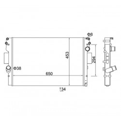 RADIÁTOR IVECO DAILY IV 35S 2.3TD 03- 500039637