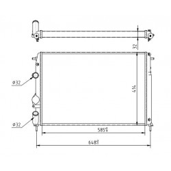 HŰTŐSZEKRÉNY MEGANE 1.9DCI 00-02 7700429769