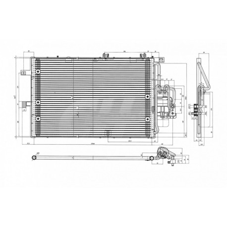 LÉGKONDICIONÁLÓ RADIÁTOR CORSA C 1.7DI 00- 13114010