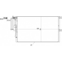 VECTRA 95- LÉGKONDICIONÁLÓ RADIÁTOR 1618073