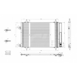 CITROEN C4 KLÍMABERENDEZÉS HŰTŐ 1.6 04- 6455.CY