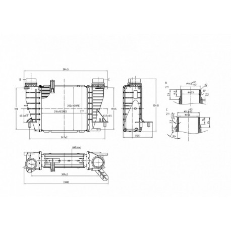 INTERCOOLER CLIO III 1.5DCI 10- 144618748R