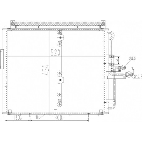 HŰTŐRADIÁTOR DB 124 89-97 1248301670