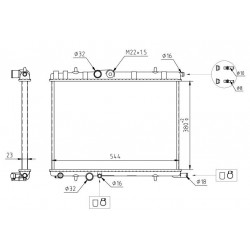 HŰTŐ PEUGEOT 206 1.4-2.0HDI 01- 1130.J3