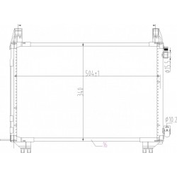 LÉGKONDICIONÁLÓ RADIÁTOR YARIS 10- 884600D200