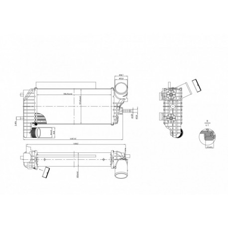 INTERCOOLER FORD C-MAX 10- 1796565