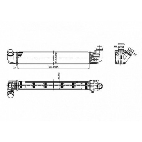 INTERCOOLER DACIA DUSTER 10- 8200880552