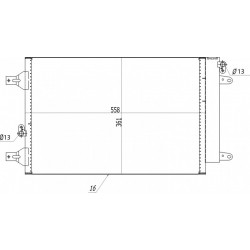 LÉGKONDICIONÁLÓ RADIÁTOR SHARAN 00- 1108838