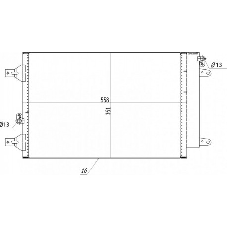 LÉGKONDICIONÁLÓ RADIÁTOR SHARAN 00- 1108838