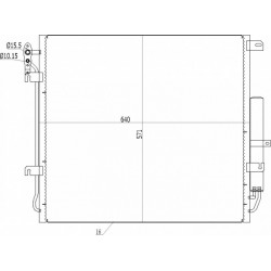 DISCOVERY III KLÍMABERENDEZÉS RADIÁTOR 04- JRB500030