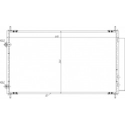 LÉGKONDICIONÁLÓ RADIÁTOR YARIS 10- 884600D420