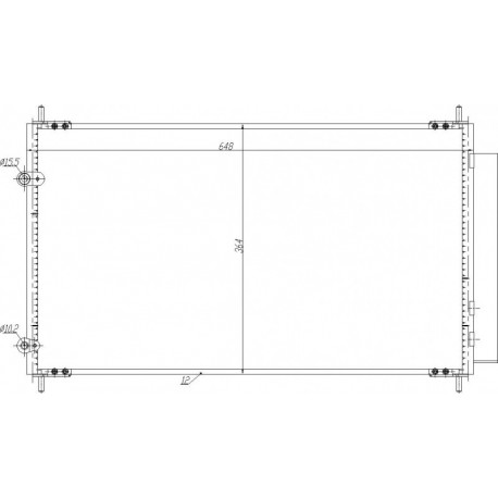 LÉGKONDICIONÁLÓ RADIÁTOR YARIS 10- 884600D420