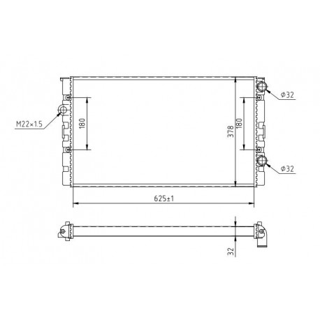 HŰTŐSZEKRÉNY GOLF 1.9D,TD 91- 1H0.121.253BC