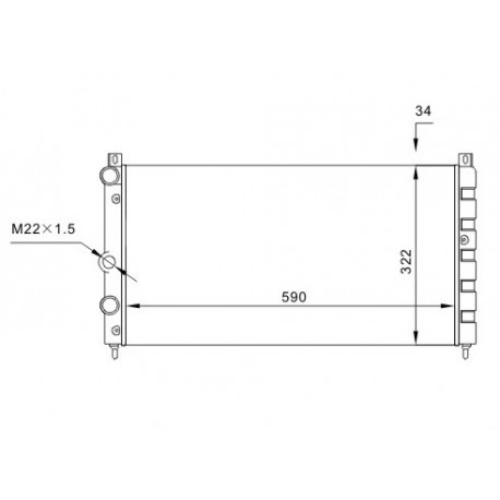 HŰTŐSZEKRÉNY FELICIA 1.9D 95- 007601412