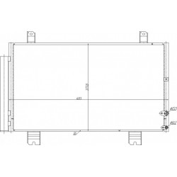 LEXUS GS III LÉGKONDICIONÁLÓ HŰTŐ 05- 88460-30871