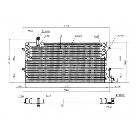 A/C RADIÁTOR PASSAT 93-97 3A0.820.413A