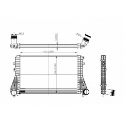 INTERCOOLER ALHAMBRA 2.0TDI 10- 3C0.145.805.AD