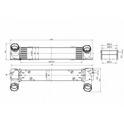 INTERCOOLER BMW E91 320D 05- 1751.7.524.916