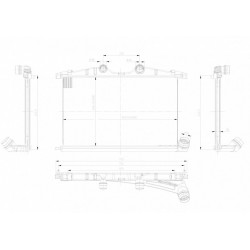 INTERCOOLER CITROEN C6 3.0HDI 09 0384.N5