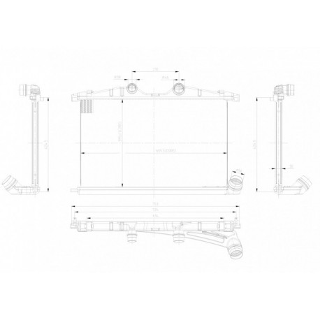 INTERCOOLER CITROEN C6 3.0HDI 09 0384.N5