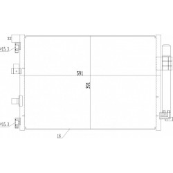 A/C COOLER FOCUS 11- 1703509
