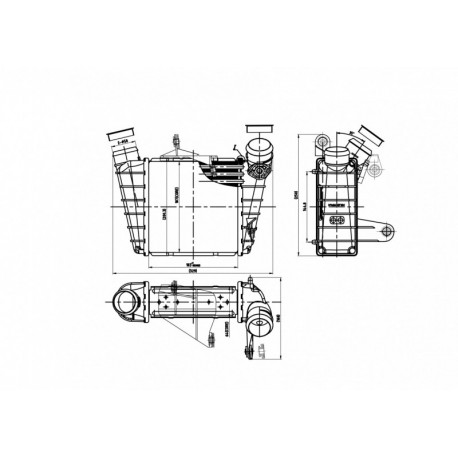 INTERCOOLER FABIA 1.9TDI 98- 6Q0.145.804A